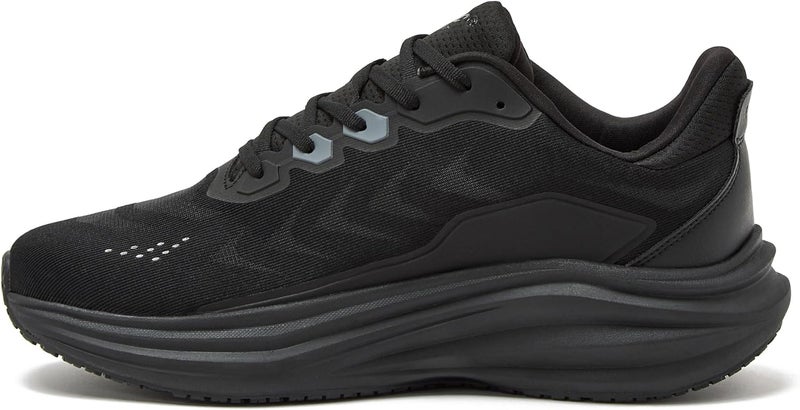 HiTEC Resist SR Runner Mesh Black Non Slip Work Shoes for Men, Comfortable Water Resistant Mens Food Service Sneakers, Medium and Wide Width, Men's Size 7-16 - Image 3